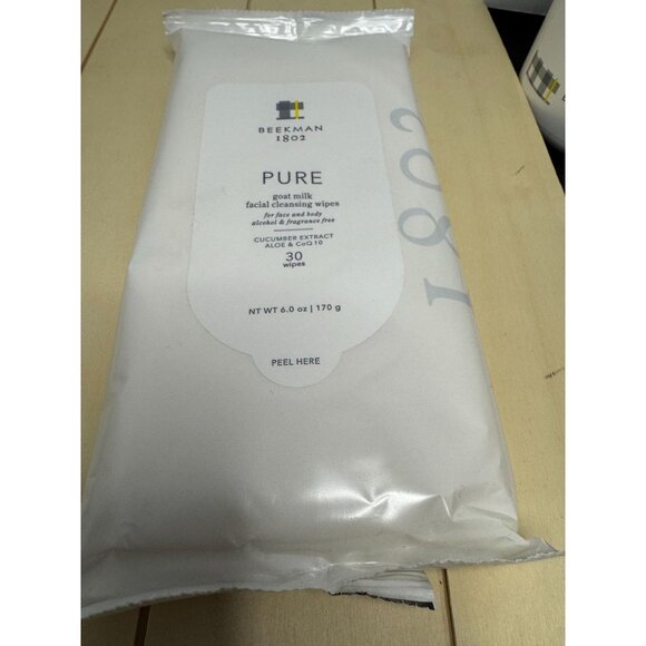 Beekman 1802 - Face and Body Wipes NWOT Pure - Picture 1 of 1